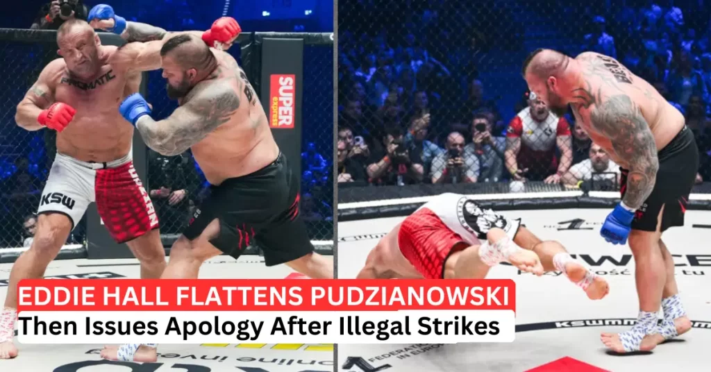 Eddie Hall MMA Debut Ends In Wild KO, Illegal Strikes Controversy