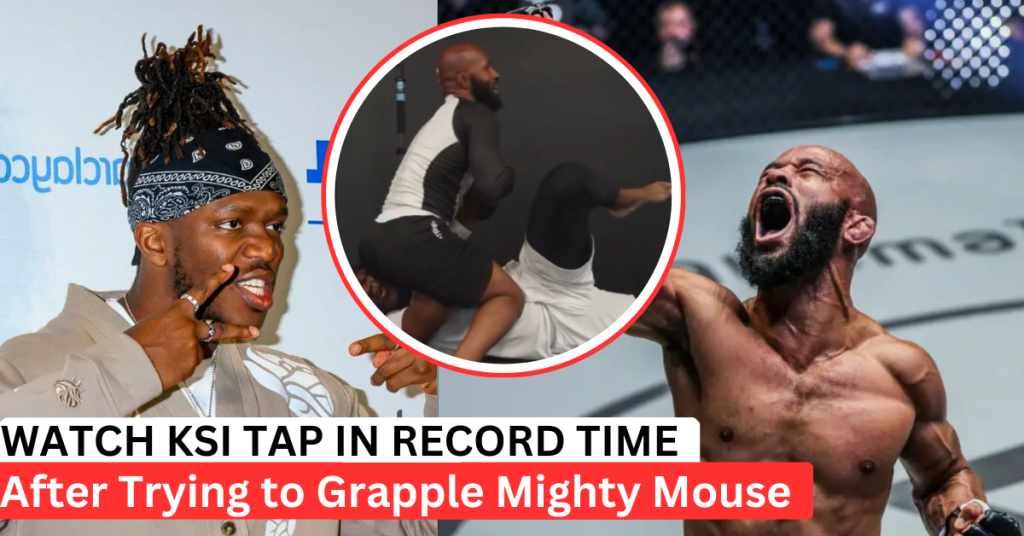 “I Can Last a Minute”: KSI Grappling Challenge with Mighty Mouse Ends Before It Begins
