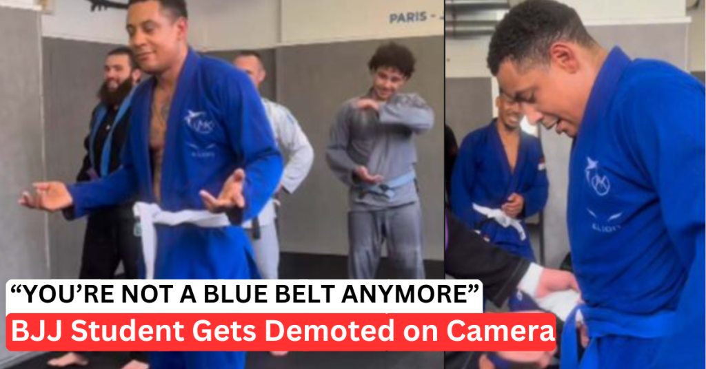 Public BJJ Blue Belt Demotion Video Shocks Everyone, Sparks Heated Debate