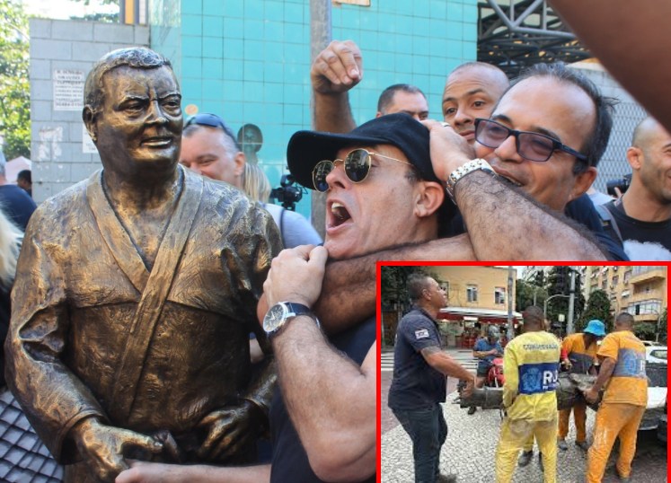 Why Was the Carlson Gracie Statue Twice Vandalized in Rio de Janeiro?