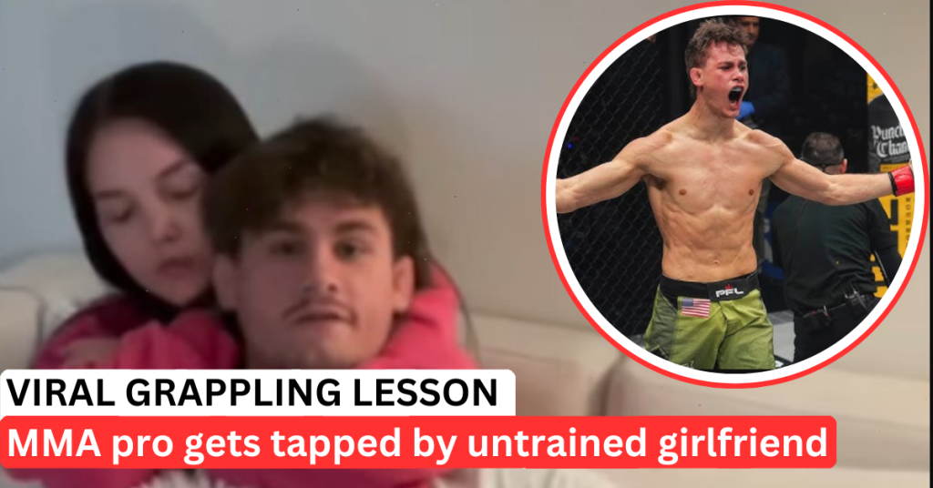 When Play Turns Real: Untrained Girlfriend Submits MMA Fighter in Viral BJJ Clip